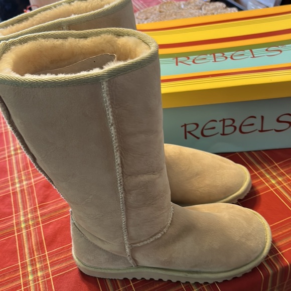 Rebels Tall Shaft Boots Size 10 New in Box Style Shadow  Color Sand Women’s NWT - Picture 9 of 11